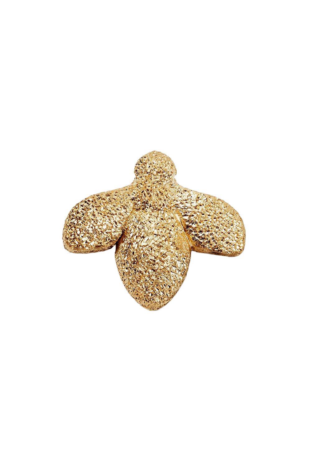 Forte Got Lucky Florentine Finish Ape Bead-YELLOW GOLD-JEWELRYFINE JEWELBEAD-CAROLINA BUCCI