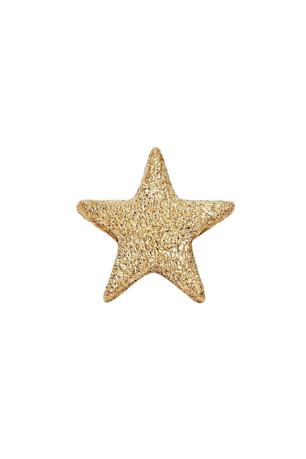 Forte Got Lucky Florentine Finish Stella Bead-YELLOW GOLD-JEWELRYFINE JEWELBEAD-CAROLINA BUCCI