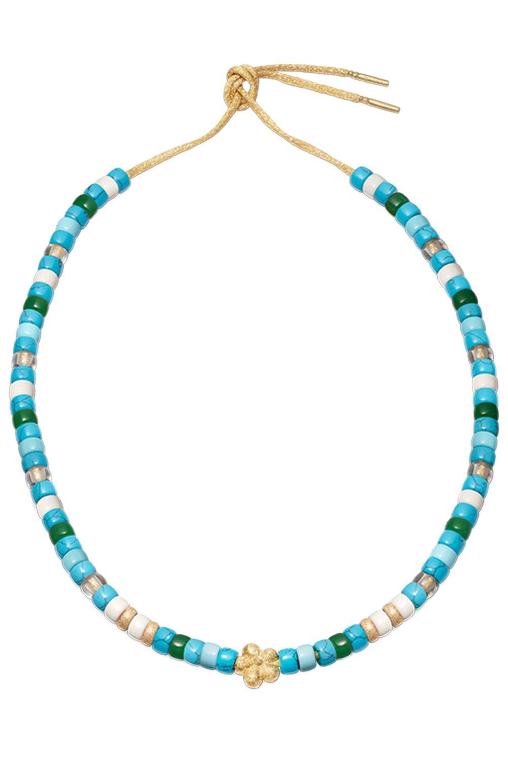 Forte Dei Marmi FORTE Beads Necklace-GUNMETAL-YELLOW GOLD-JEWELRYFINE JEWELNECKLACE O-CAROLINA BUCCI