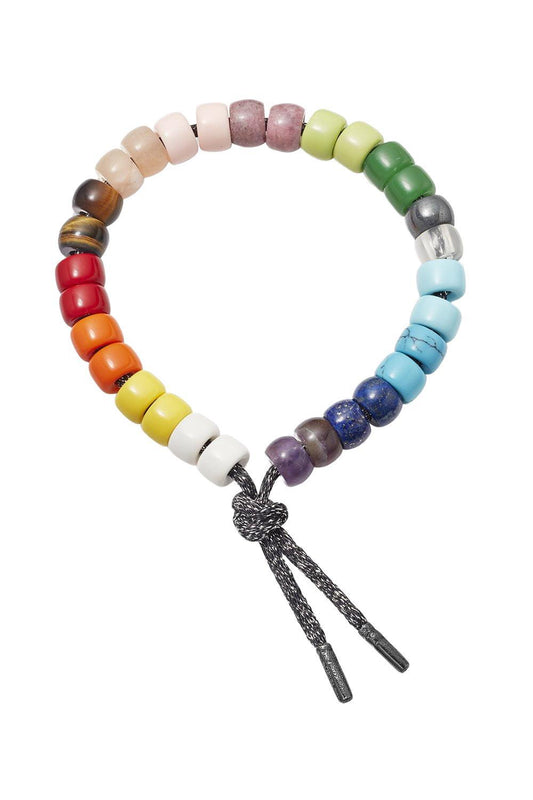 FORTE Beads Rainbow Bracelet-GUNMETAL / ROSE GOLD-JEWELRYFINE JEWELBRACELET O-CAROLINA BUCCI