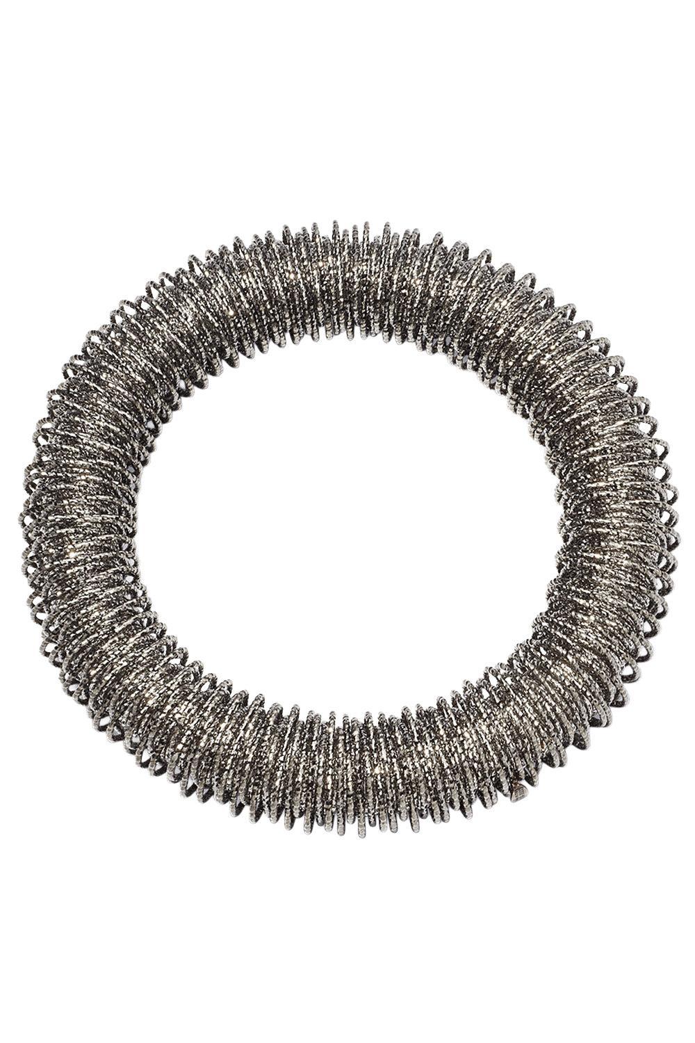 Large K.I.S.S. Bracelet-BLACK GOLD-JEWELRYFINE JEWELBRACELET O-CAROLINA BUCCI