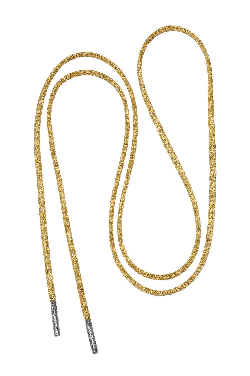 Long Forte Beads Cord - Sun-BLACK GOLD-LONG-JEWELRYFINE JEWELNECKLACE O-CAROLINA BUCCI