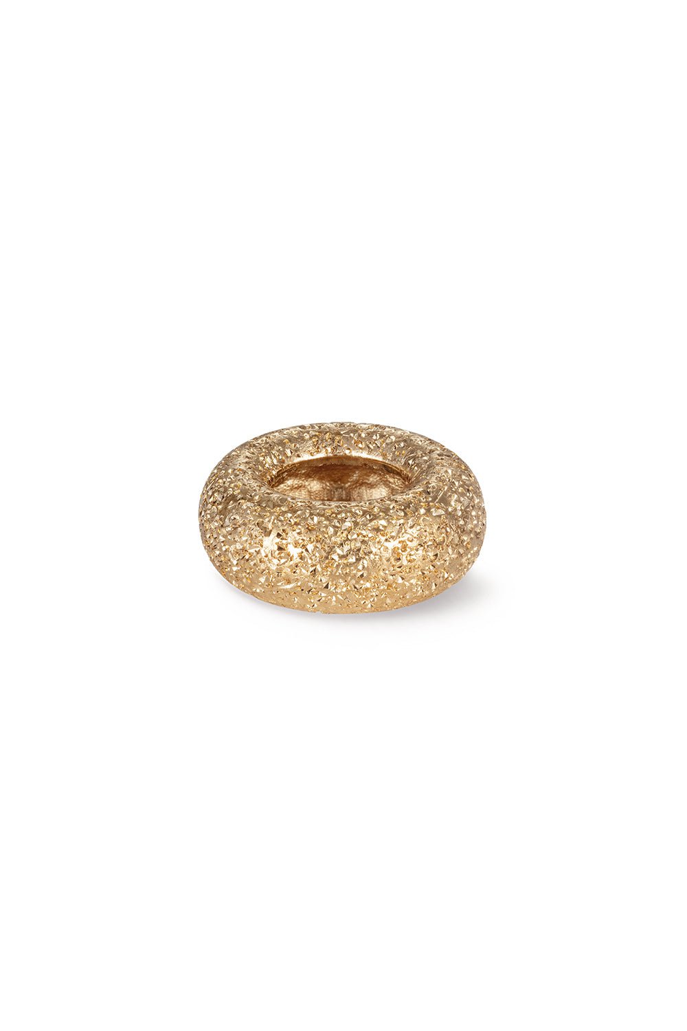 CAROLINA BUCCI-Florentine Finish Bead-YELLOW GOLD