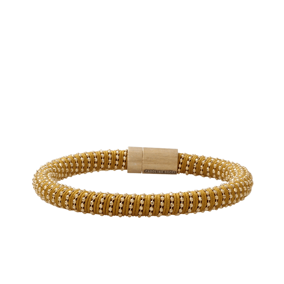 CAROLINA BUCCI-Caramel Twister Band Bracelet-CARAMEL