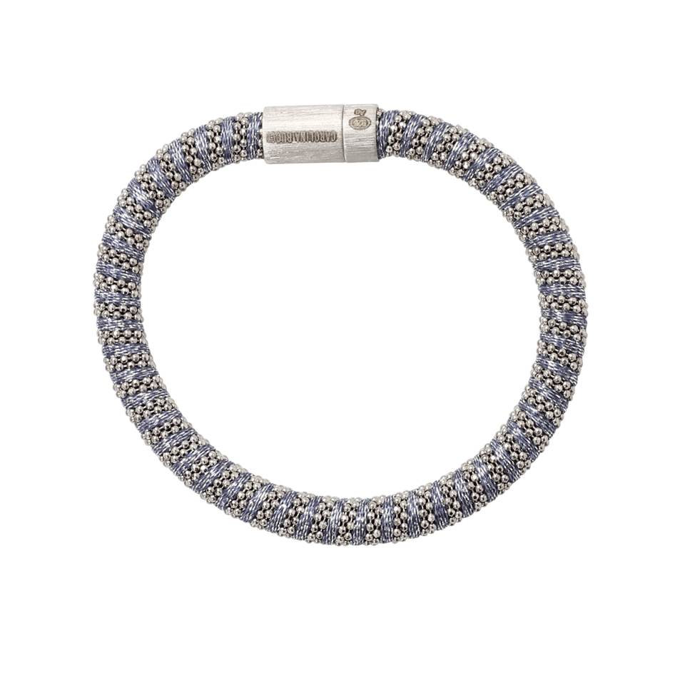 CAROLINA BUCCI-Denim Sparkle Twister Band Bracelet-DENIM