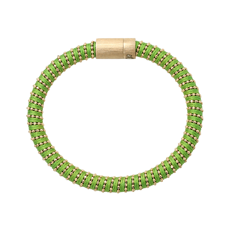 CAROLINA BUCCI-Green Twister Band Bracelet-GREEN