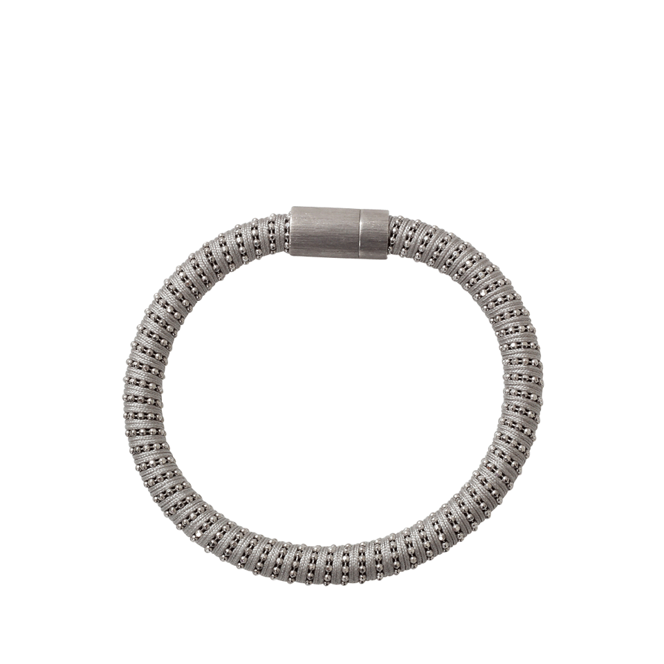 CAROLINA BUCCI-Grey Twister Band Bracelet-GREY