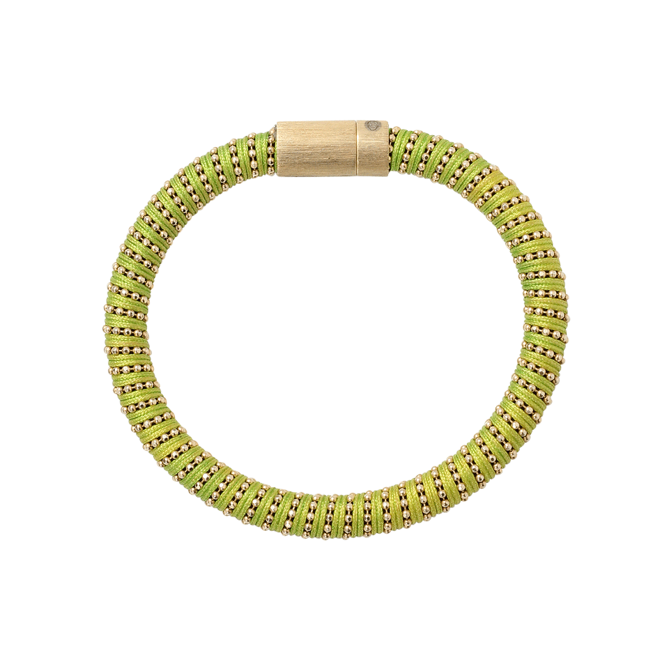 CAROLINA BUCCI-Light Green Twister Band Bracelet-LGHTGRN