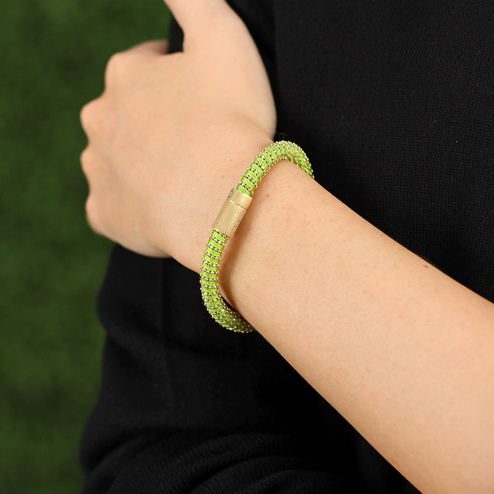 CAROLINA BUCCI-Light Green Twister Band Bracelet-LGHTGRN