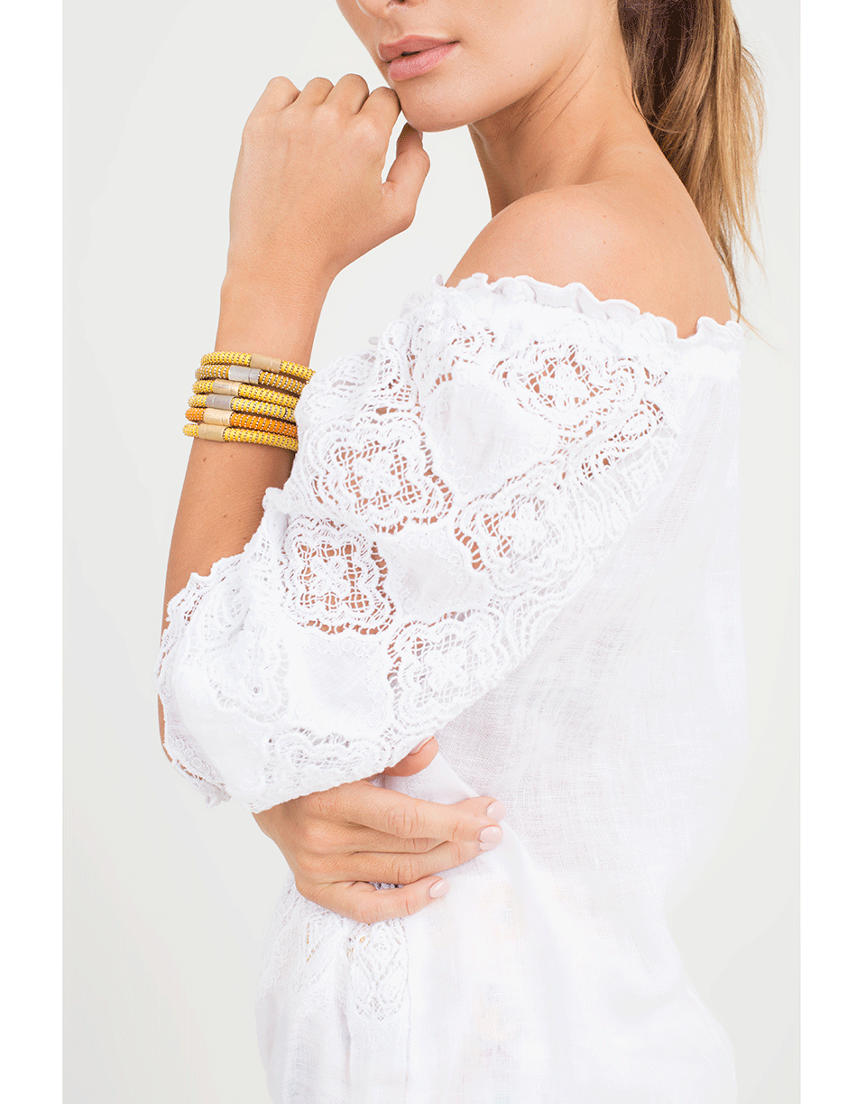 CAROLINA BUCCI-Light Green Twister Band Bracelet-LIGHTGRN