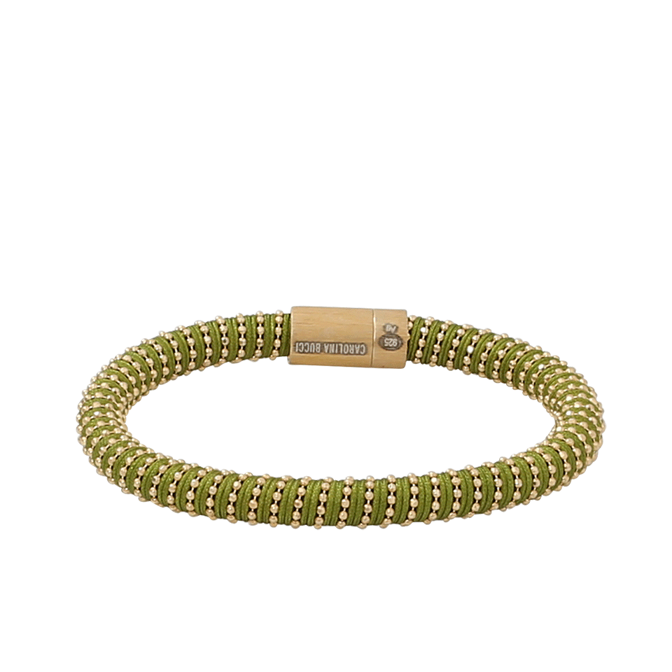 CAROLINA BUCCI-Light Green Twister Band Bracelet-LIGHTGRN
