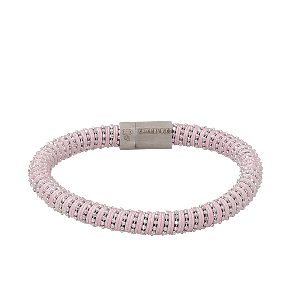 CAROLINA BUCCI-Pink Twister Band Bracelet-PINK