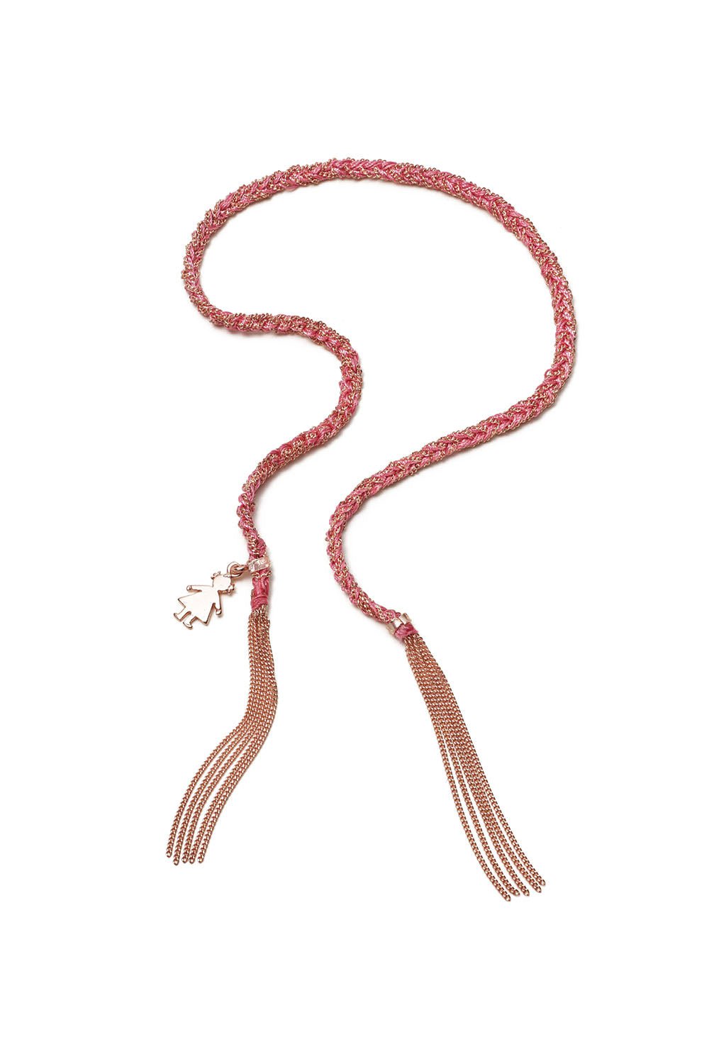 CAROLINA BUCCI-Lucky Baby Girl Bracelet-ROSE GOLD