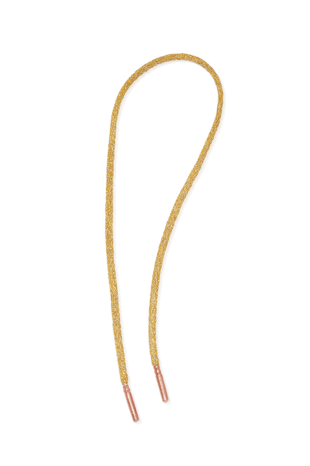 CAROLINA BUCCI-Short Forte Beads Cord - Sun-ROSE GOLD