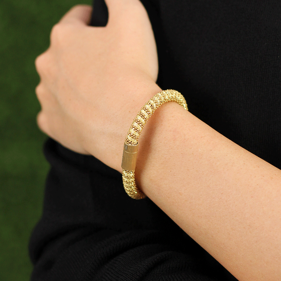 CAROLINA BUCCI-Sun Sparkle Twister Band Bracelet-SUN