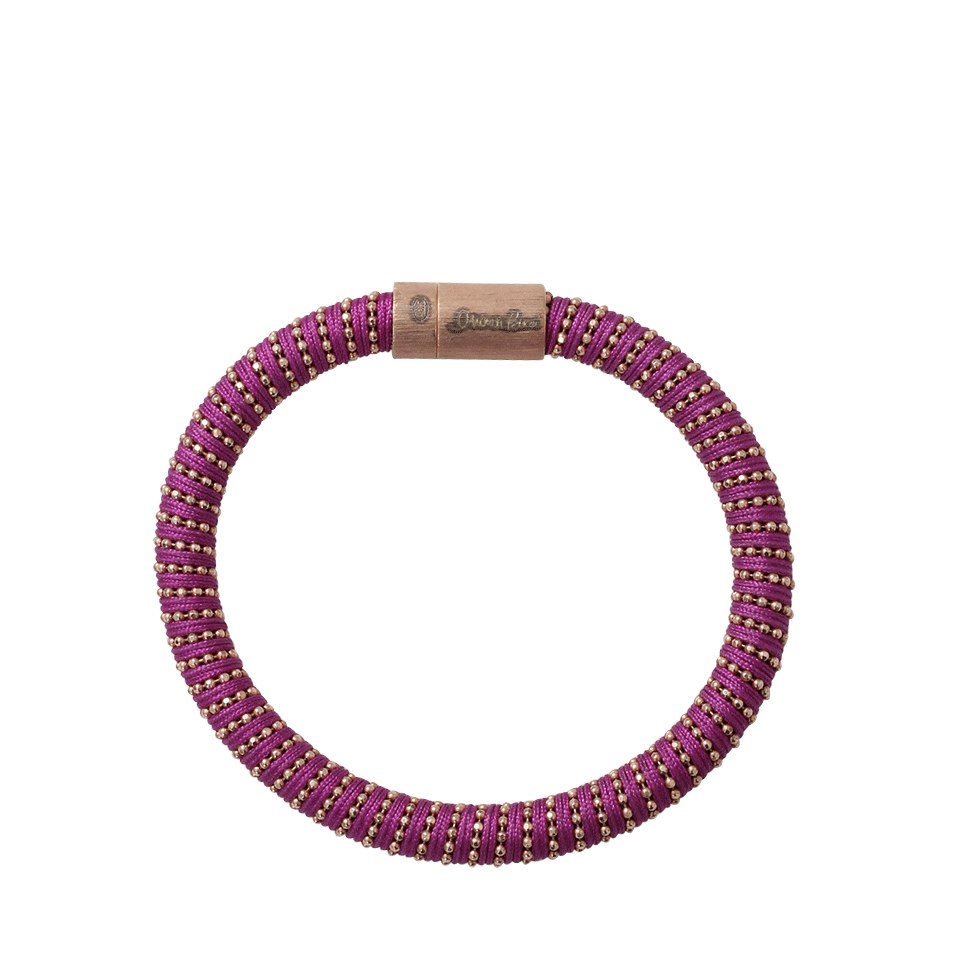 CAROLINA BUCCI-Violet Twister Band Bracelet-VIOLET