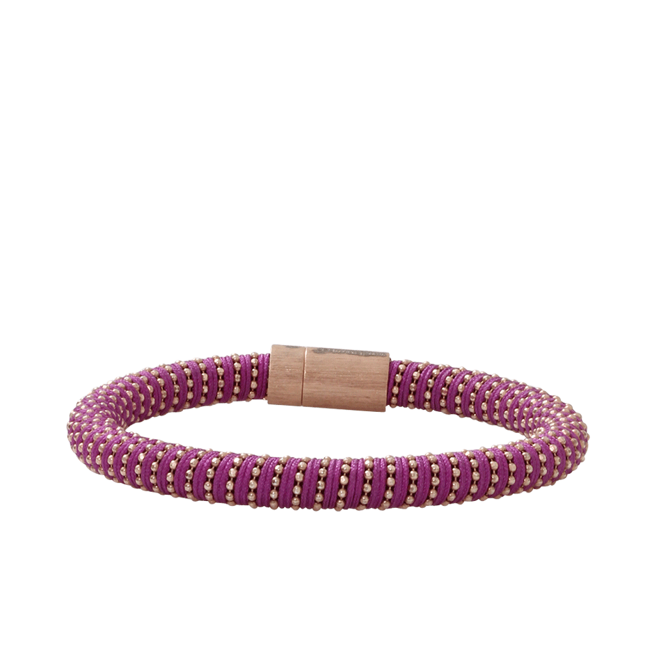 CAROLINA BUCCI-Violet Twister Band Bracelet-VIOLET