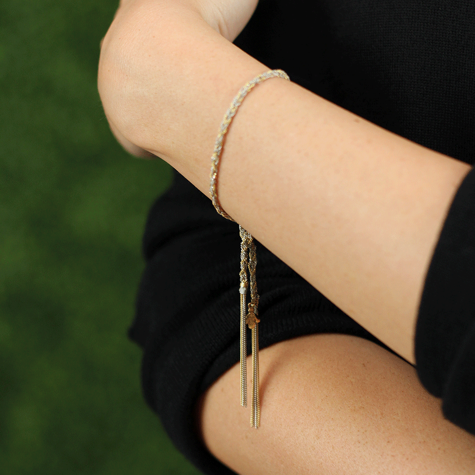 CAROLINA BUCCI-All Gold Virtue Lucky Bracelet-YELLOW GOLD