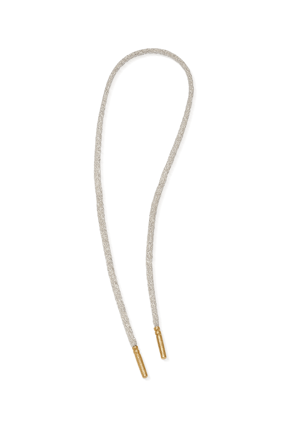 CAROLINA BUCCI-Short Forte Beads Cord - Moon-YELLOW GOLD