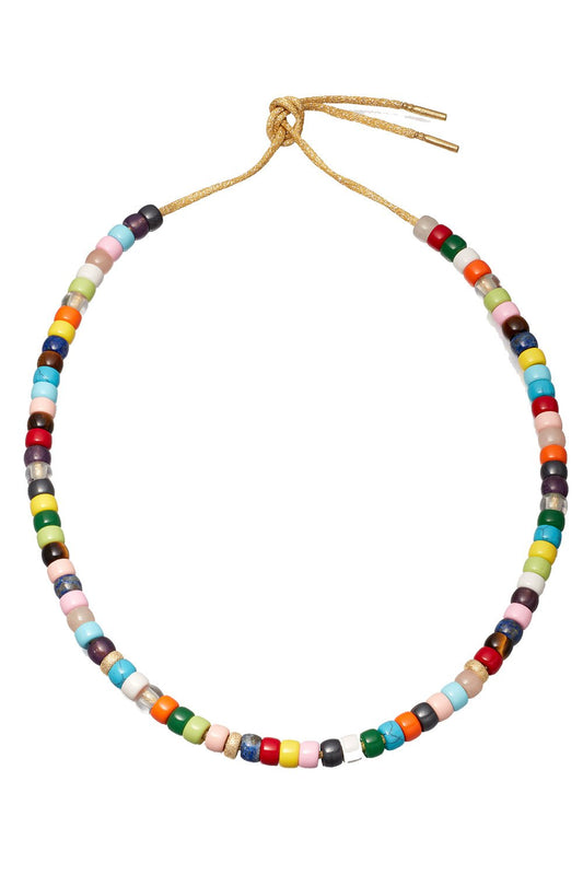 CAROLINA BUCCI-FORTE Beads Rainbow Necklace-