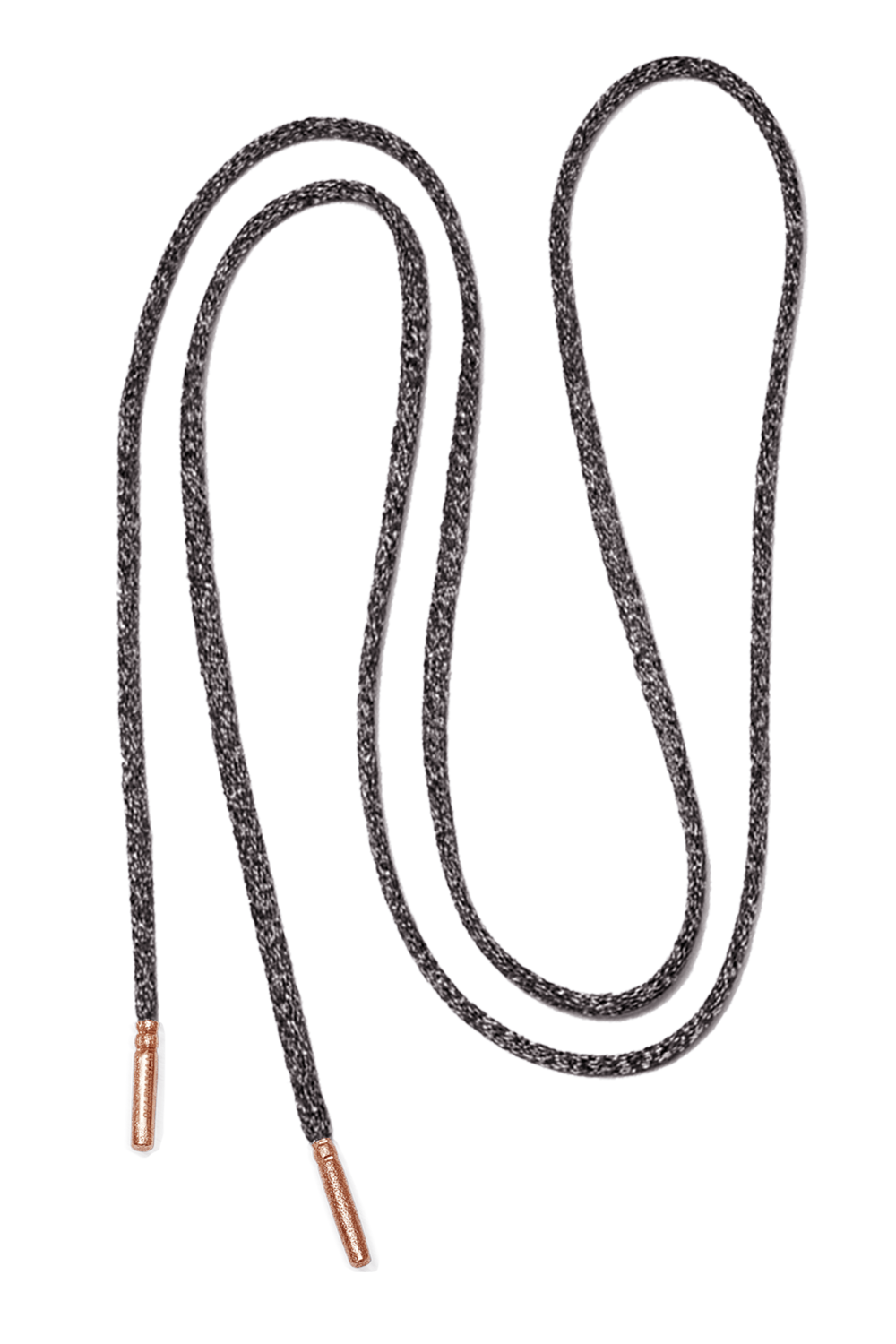 CAROLINA BUCCI-Long Forte Beads Cord - Storm-ROSE GOLD