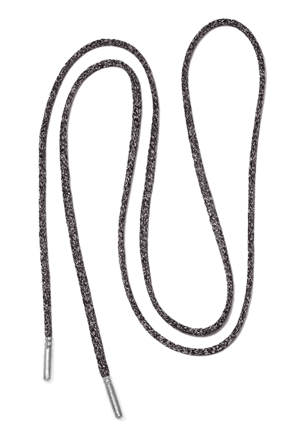 CAROLINA BUCCI-Long Forte Beads Cord - Storm-WHITE GOLD