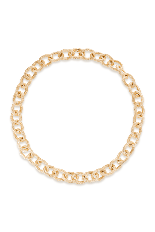 CAROLINA BUCCI-1885 Links Short Necklace-YELLOW GOLD