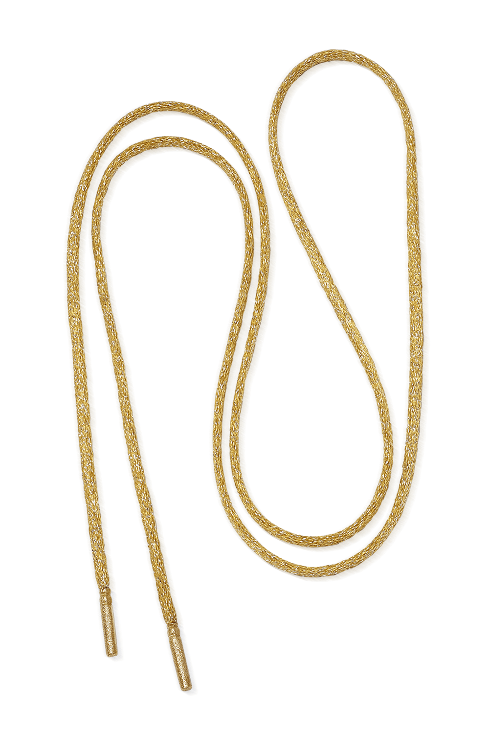 CAROLINA BUCCI-Long Forte Beads Cord - Sun-YELLOW GOLD