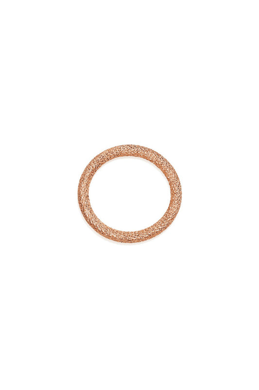 CAROLINA BUCCI-Florentine Finish Small Round Link-ROSE GOLD