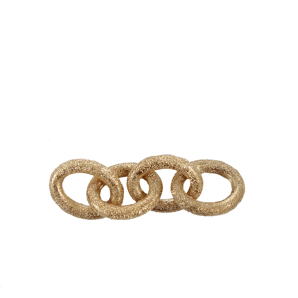 CAROLINA BUCCI-1885 Four Sparkly Gold Links-YELLOW GOLD