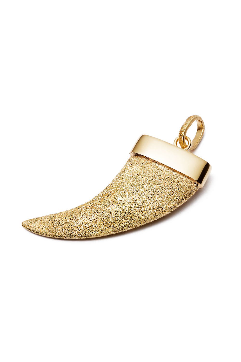 CAROLINA BUCCI-Florentine Finish Corno Pendant-YELLOW GOLD