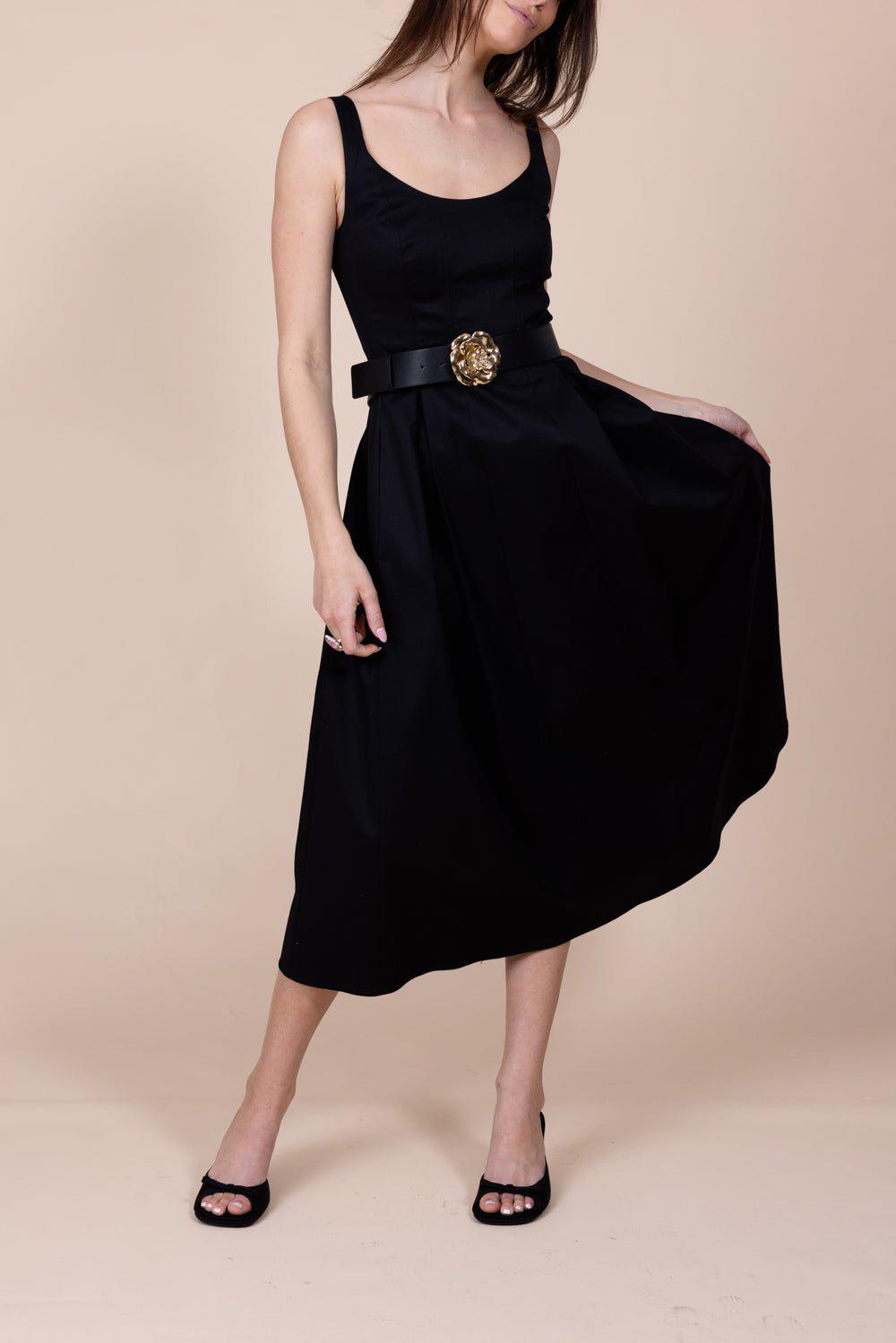 CAROLINA HERRERA-Floral Buckle Belt-