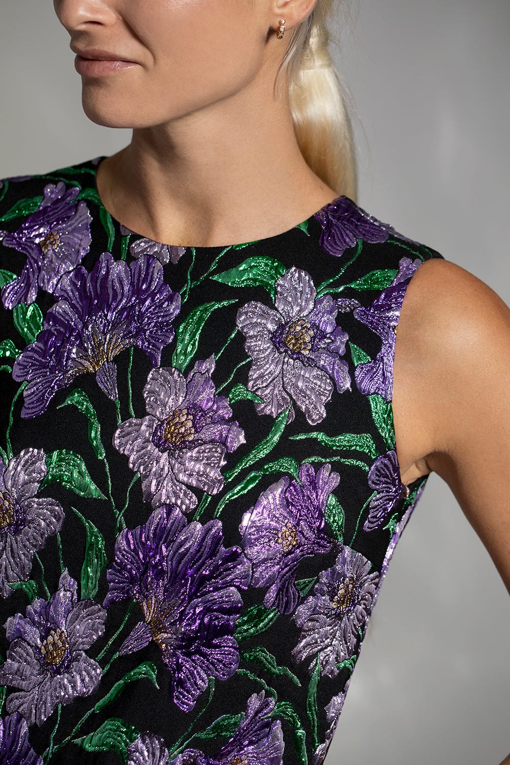 CAROLINA HERRERA-Sleeveless Shift Dress-