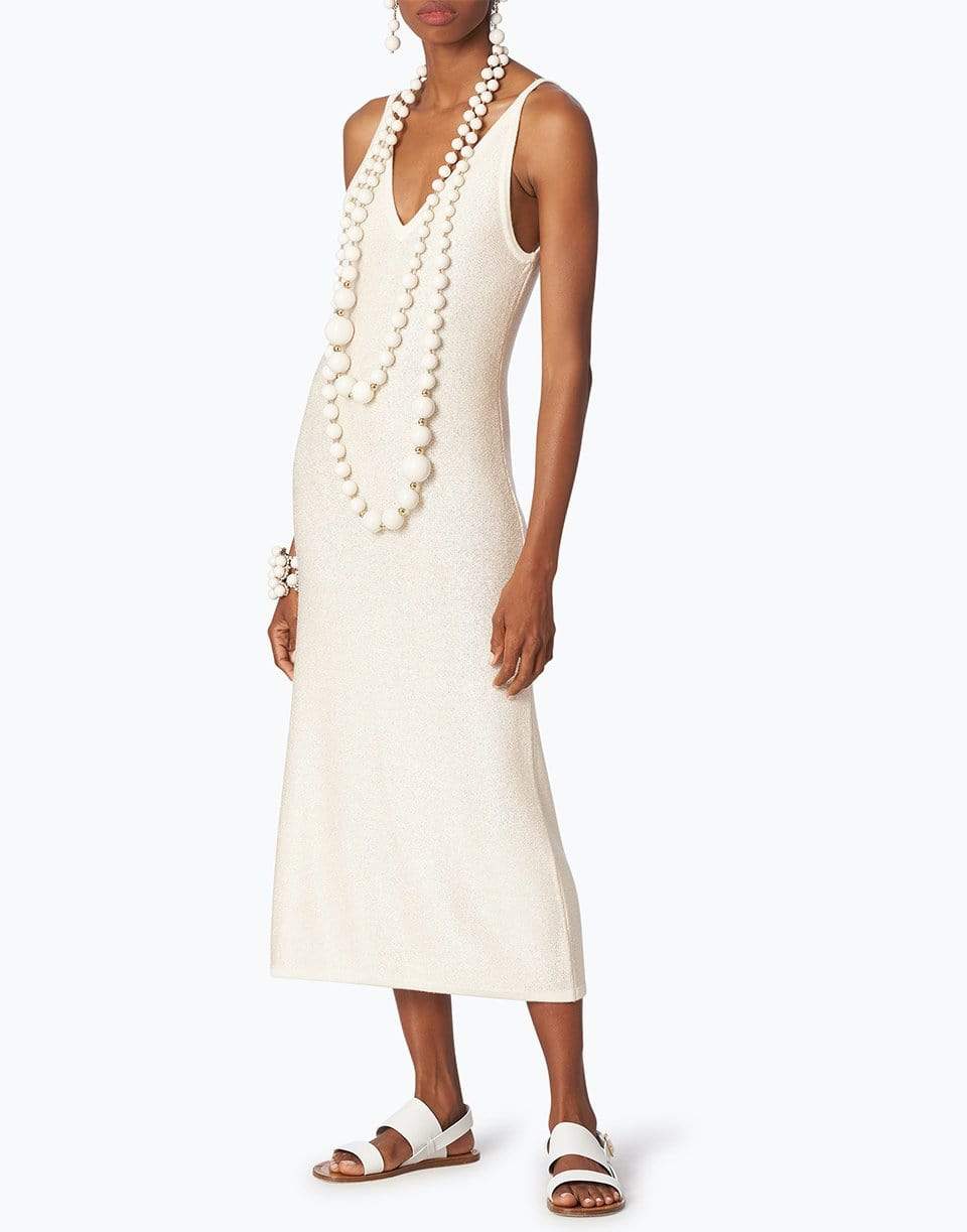 CAROLINA HERRERA-Spaghetti Strap Midi Dress-