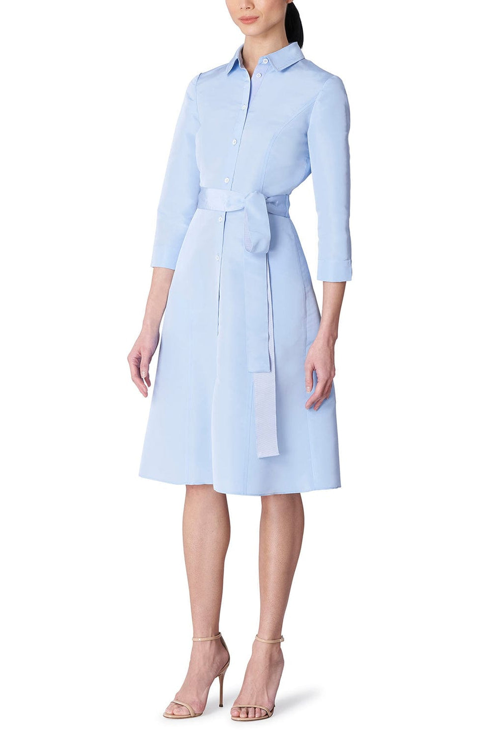 Long Sleeve Shirt Dress With Belt Long Sleeve Shirt Dress With Belt