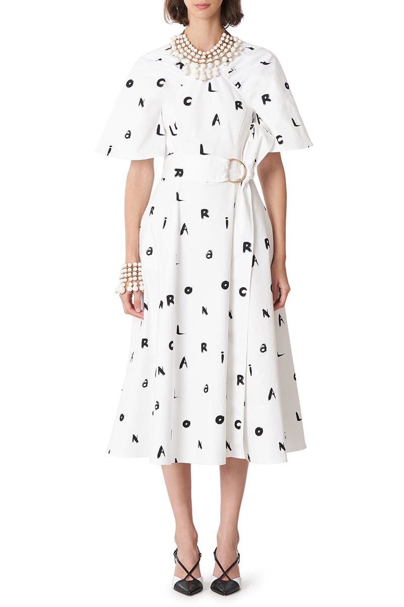 CAROLINA HERRERA-Raglan Sleeve Dress-