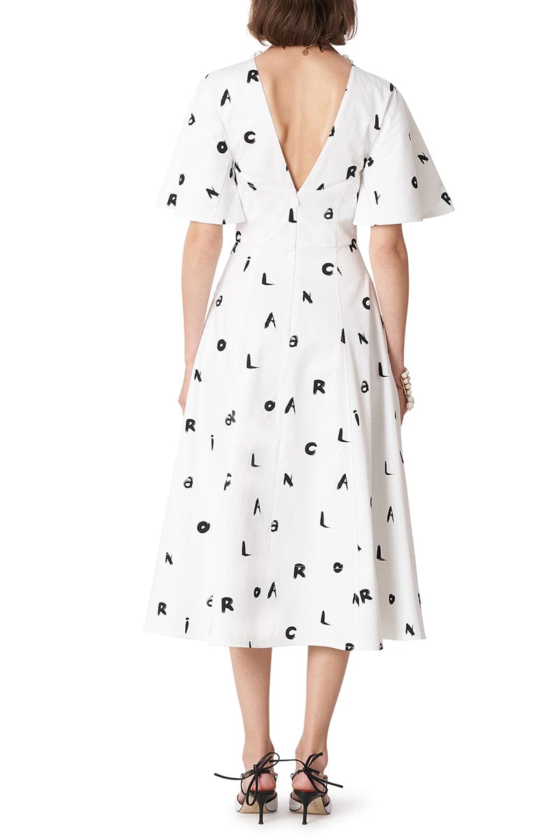 CAROLINA HERRERA-Raglan Sleeve Dress-