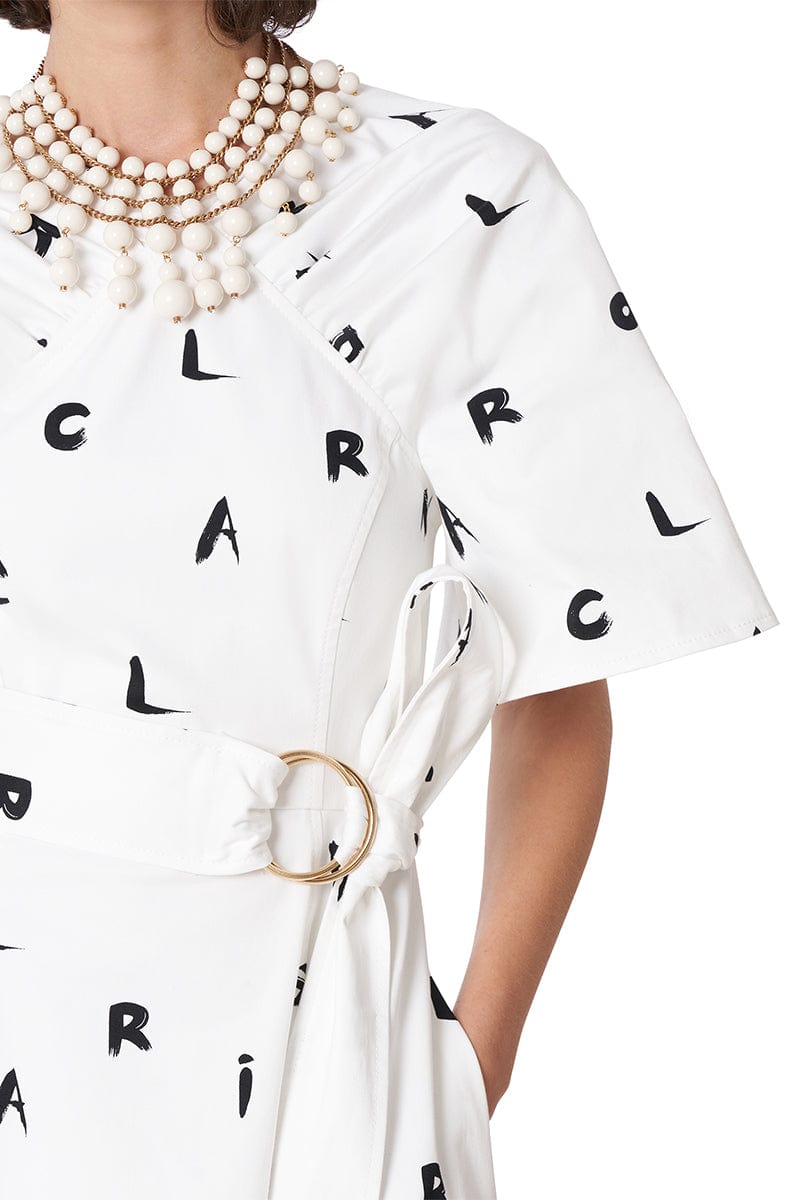 CAROLINA HERRERA-Raglan Sleeve Dress-