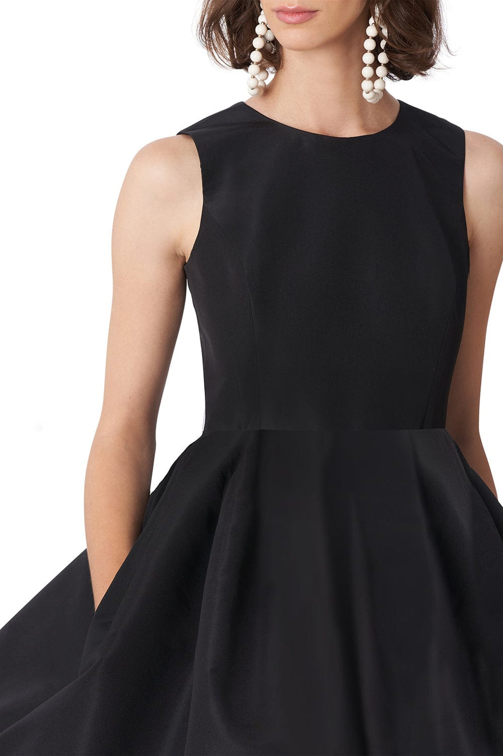 Sleeveless Crewneck Bubble Dress - Black | CAROLINA HERRERA Marissa Collections Sleeveless Crewneck Bubble Dress - Black | CAROLINA HERRERA Marissa Collections