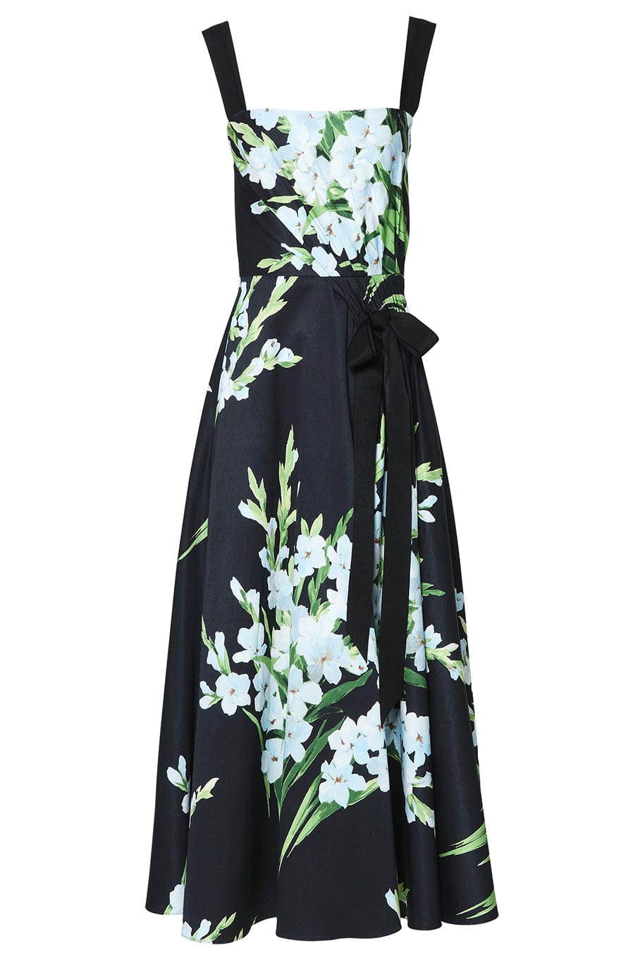 CAROLINA HERRERA-A Line Dress With Bow Detail-