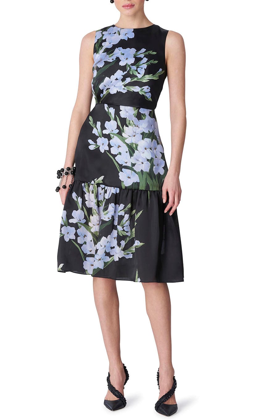 CAROLINA HERRERA-Sleeveless Dress With Bow-