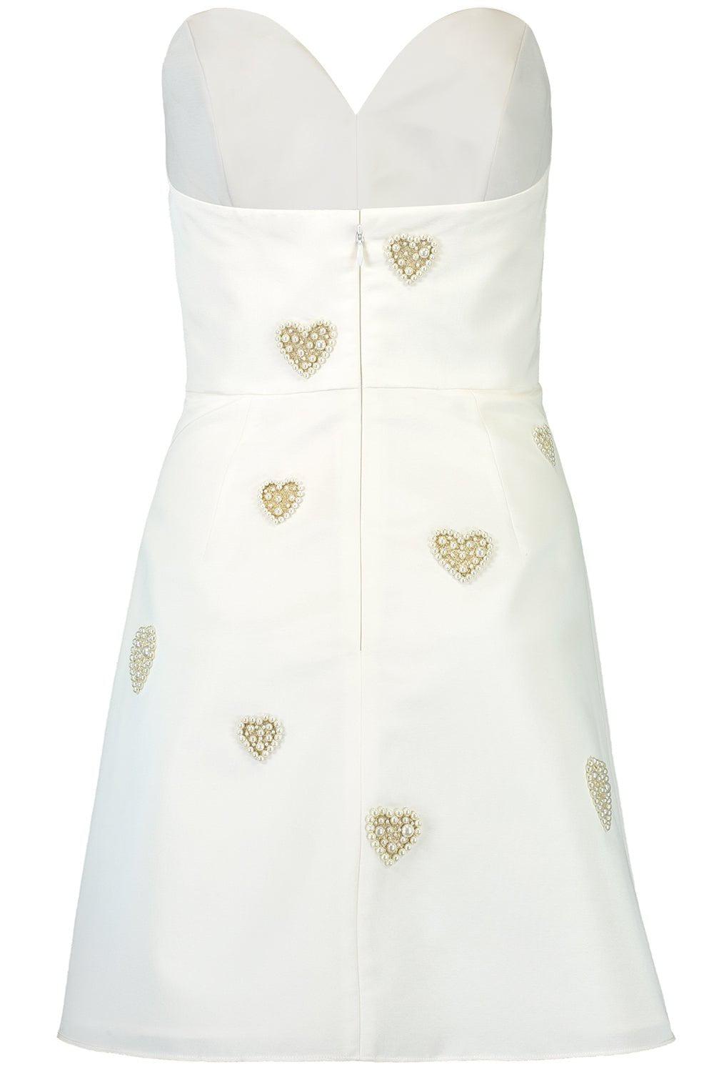CAROLINA HERRERA-Embroidered Mini Dress-WHITE