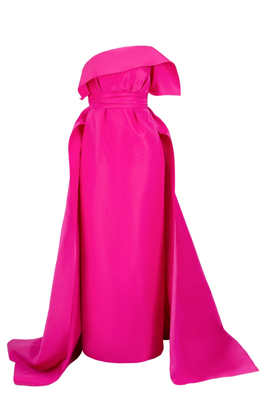 CAROLINA HERRERA-Dramatic Fan Pleat Dress-