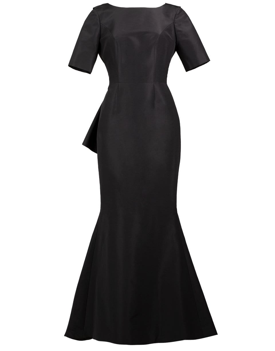 CAROLINA HERRERA-Solid Silk Mermaid Gown-