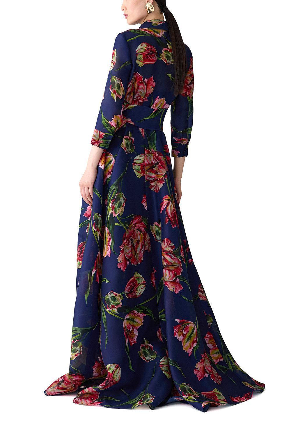 Trench Gown-DKNVYMLT-6-CLOTHINGDRESSGOWN-CAROLINA HERRERA