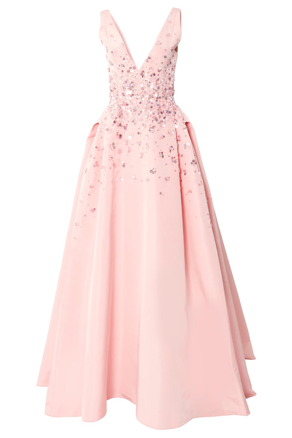 CAROLINA HERRERA-Embellished A-Line Gown-