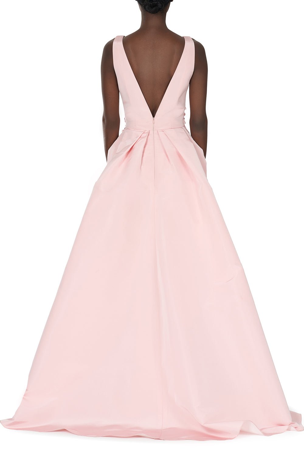 CAROLINA HERRERA-Embellished A-Line Gown-