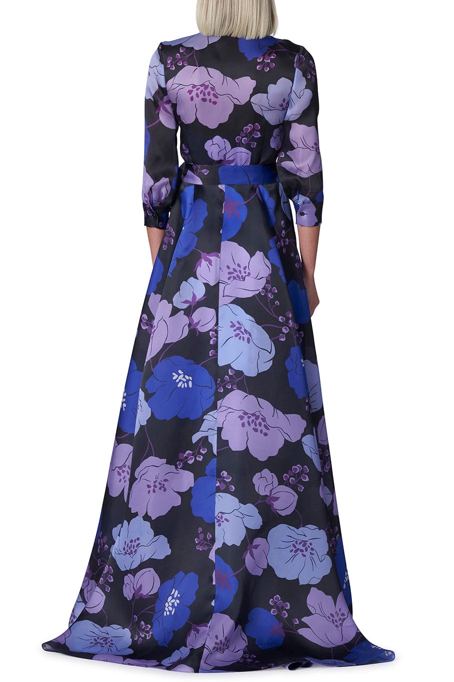 CAROLINA HERRERA-Three Quarter Sleeve Trench Gown-