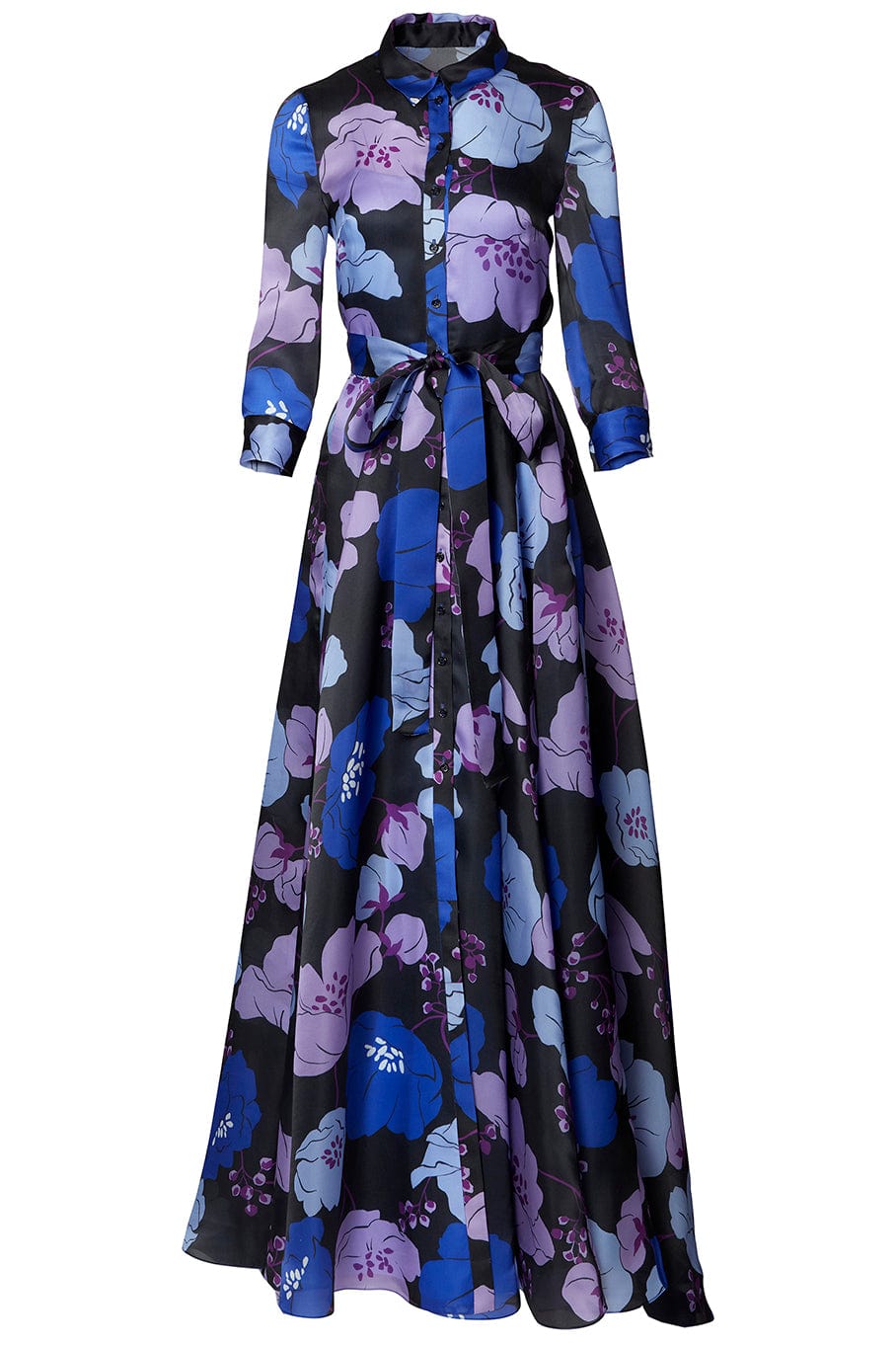 CAROLINA HERRERA-Three Quarter Sleeve Trench Gown-