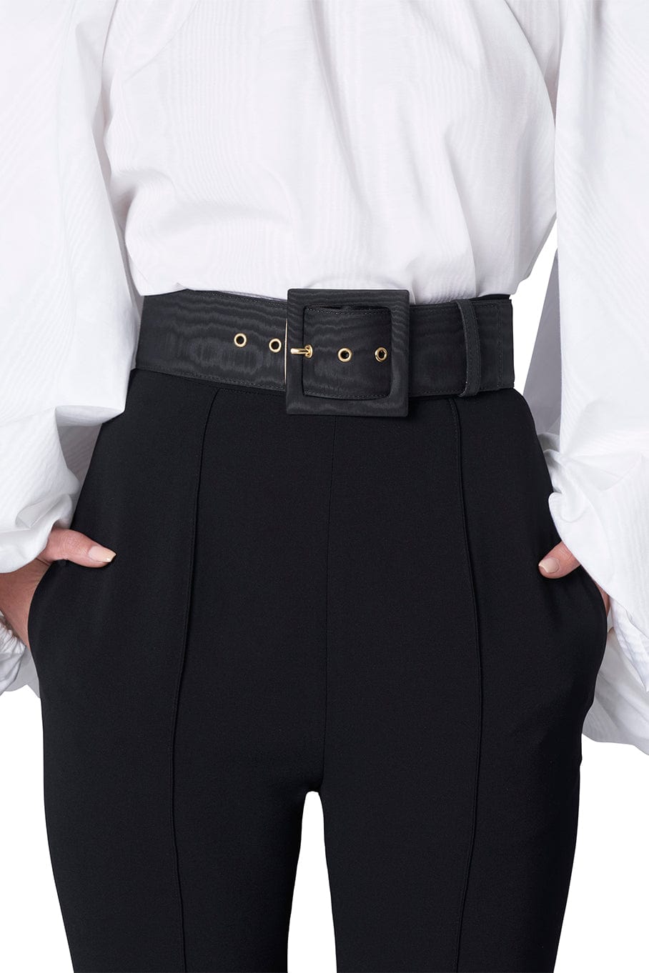 CAROLINA HERRERA-High Waisted Skinny Leg Pant-